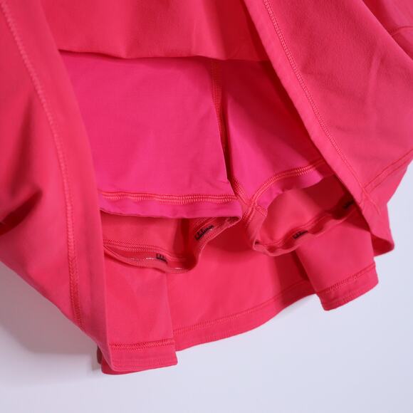 LULULEMON Pace Rival Mid-Rise Skirt Lip Gloss Long Tennis Active Women's 10 - Picture 5 of 8